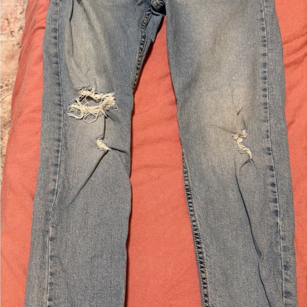 Levi’s 513 33/30 Distressed Blue Jeans